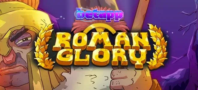 Interface do jogo Roman Glory com temática de Império Romano